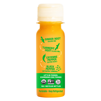 Vive Organic Immunity Boost Cayenne, Ginger & Turmeric Shot 2oz Btl