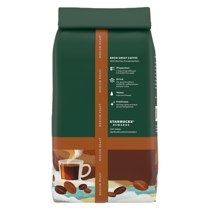 Starbucks Breakfast Blend Ground Coffee 12oz Bag