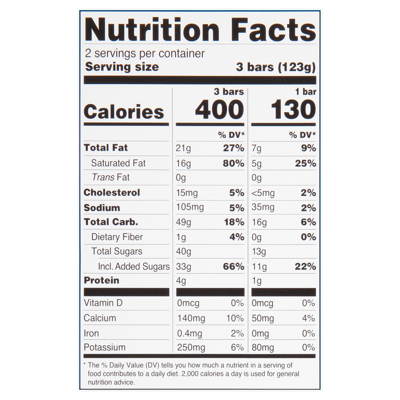 Blue Bunny Mini Bars Vanilla Caramel Crunch, Frozen Dessert, 6 Pack