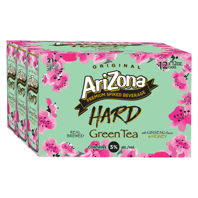 Arizona Hard Green Tea 12pk 12oz Cans