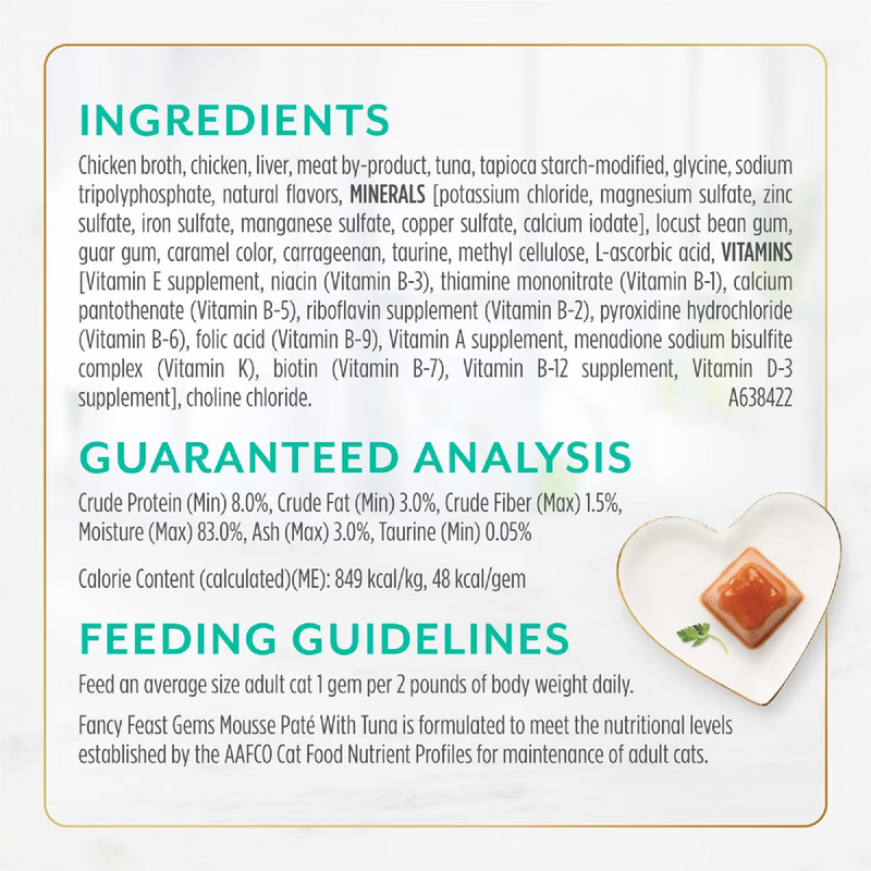 Fancy Feast Gems Tuna Mousse 4oz