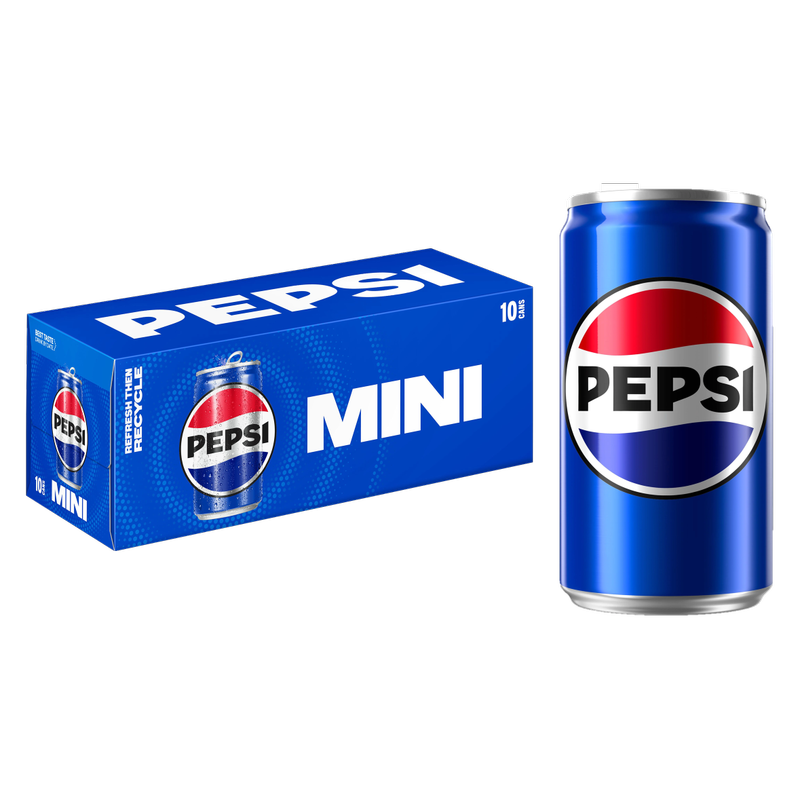Pepsi 10pk 7.5oz Mini Can