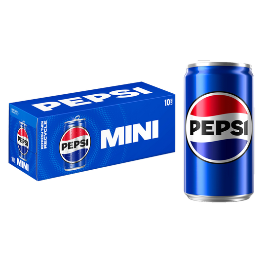 Pepsi 10pk 7.5oz Mini Can