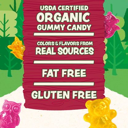 Black Forest Organic Gummy Forest Friends Candy, 4.5oz