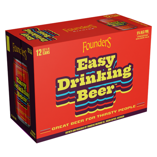 Founders Easy Drinking Beer 12pk 12oz Can