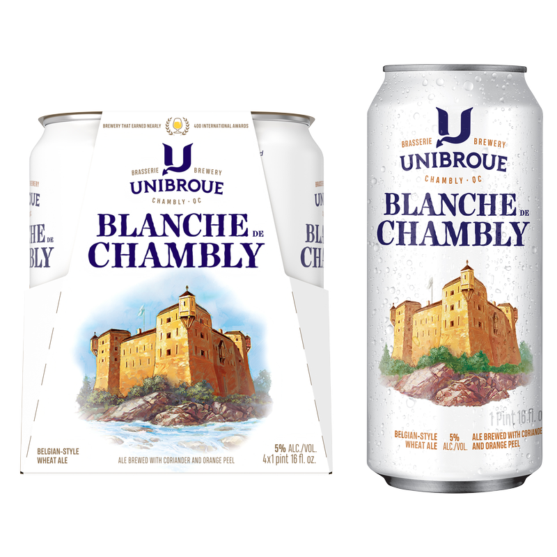 Unibroue Blanche de Chambly 4pk 16oz Can