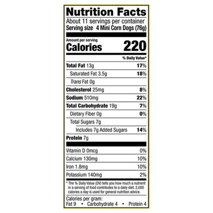 Foster Farms Mini Corn Dogs 20ct