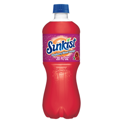 Sunkist Raspberry Blood Orange Soda 20oz Btl