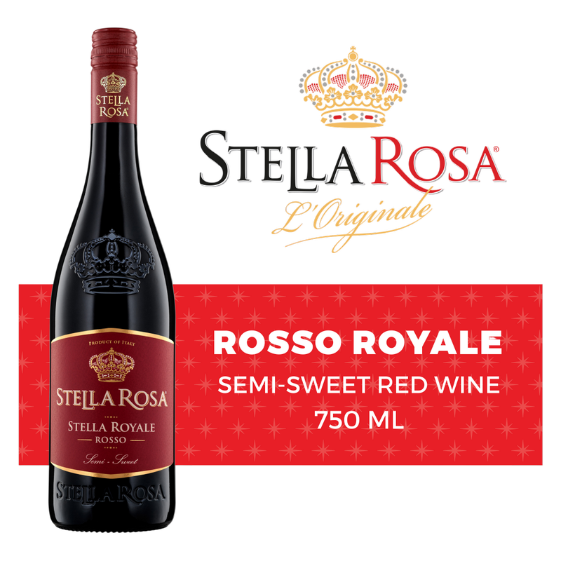 Stella Rosa Rosso Royale Semi-Sweet Red Wine 750 ml