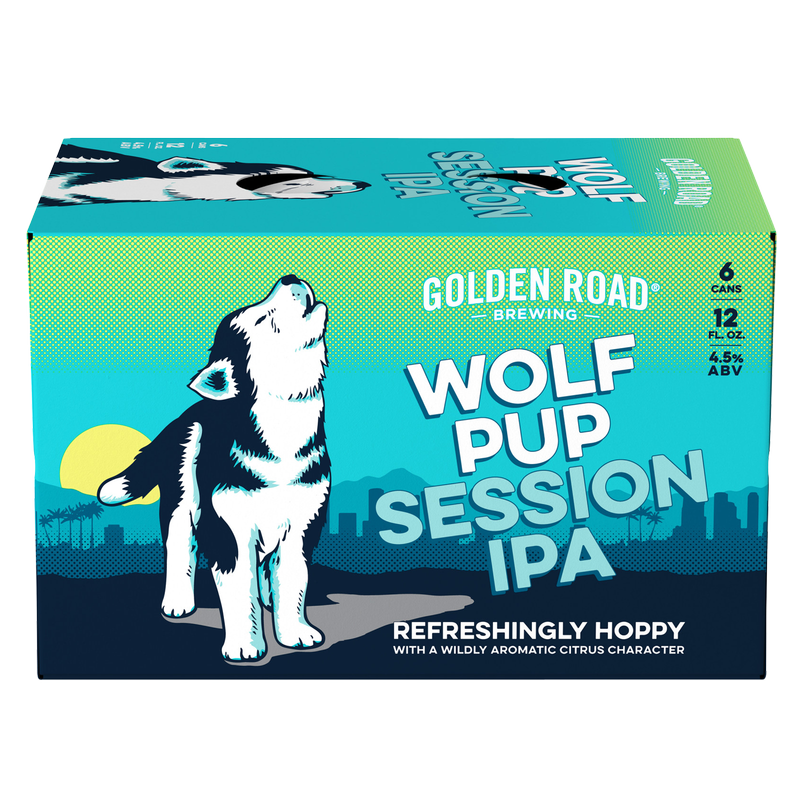 Golden Road Wolf Pup 6pk 12oz Can 4.5% ABV