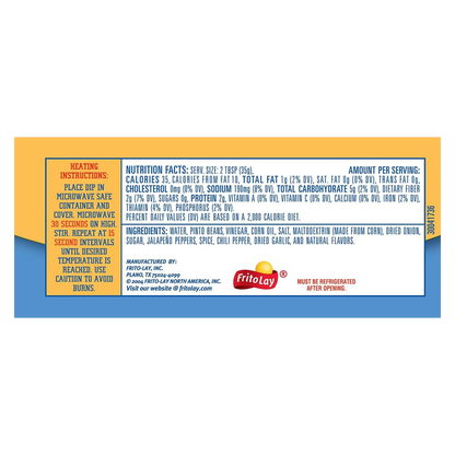 Fritos Bean Dip Single Serve 3.1oz