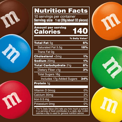 M&M'S Milk Chocolate Candy, Sharing Size, 10 oz Bag