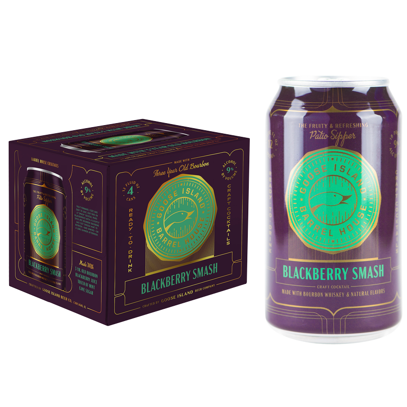Goose Island Barrel House Blackberry Smash 4pk 12oz Cans 9.0% ABV