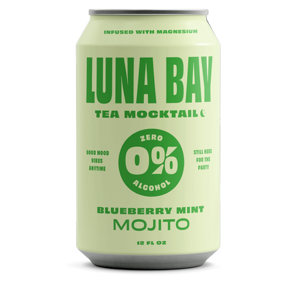 Luna Bay Zero Percent Tea Mocktails Variety Pack 6pk 12oz Can