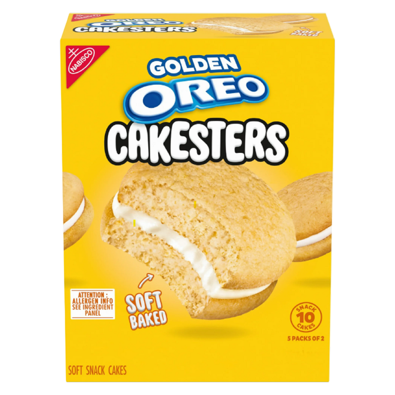 OREO Golden Cakesters Soft Snack Cakes, 10.1oz