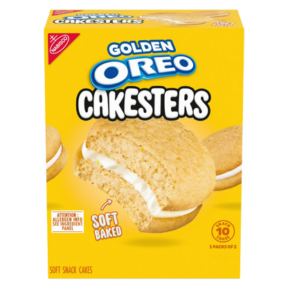 OREO Golden Cakesters Soft Snack Cakes, 10.1oz
