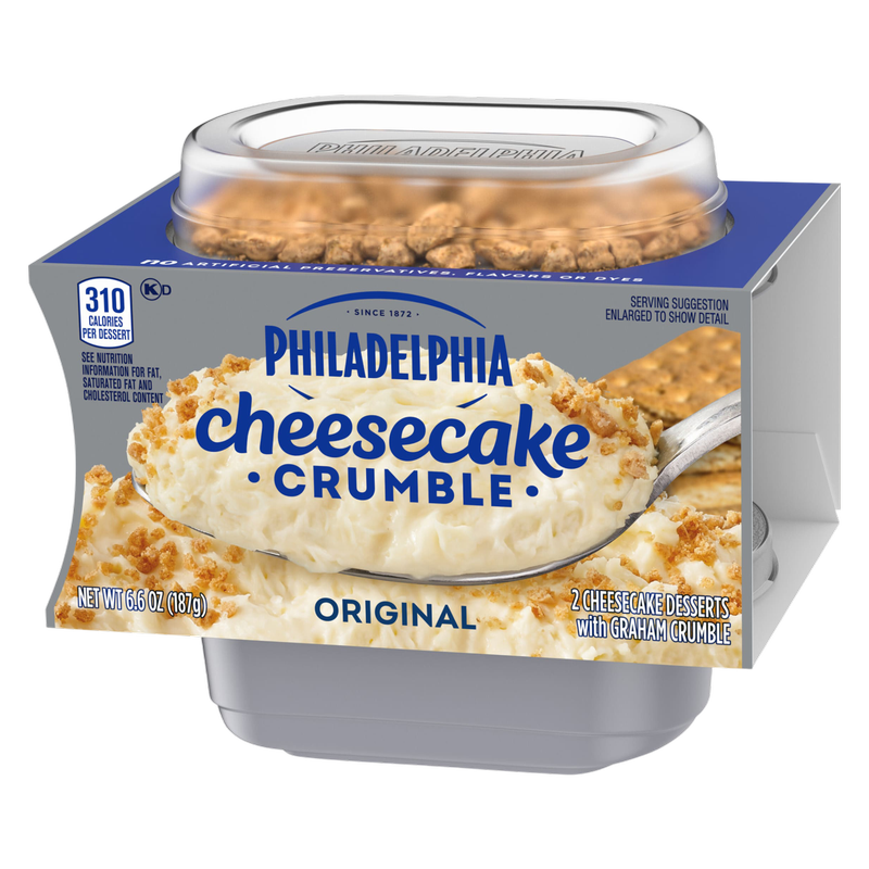 Philadelphia Original Cheesecake Crumble - 2ct/6.6oz