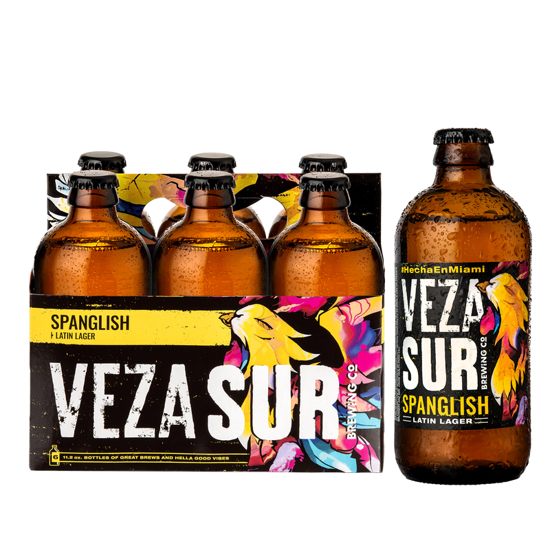 Veza Sur Brewing Spanglish Lager 6pk 12oz Btl 4.2% ABV