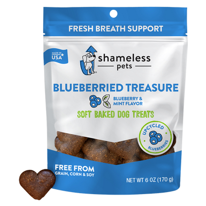 Shameless Pets Blueberried Dog Treats 6oz