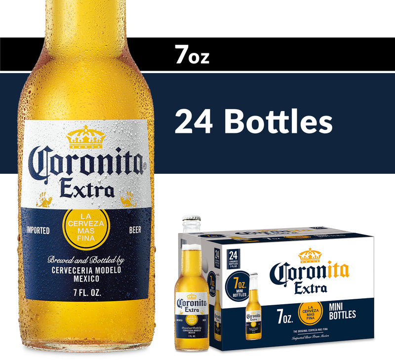 Coronita Extra 24pk 7oz Btl 4.6% ABV