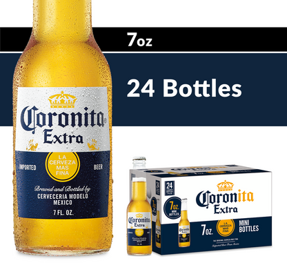 Coronita Extra 24pk 7oz Btl 4.6% ABV