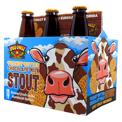 Lost Coast Brewing Peanut Butter Chocolate Milk Stout 6pk 12oz Btl