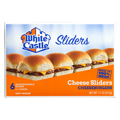White Castle Cheeseburger Sliders 6ct