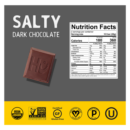 Hu Salty Dark Chocolate Bar 2.1oz