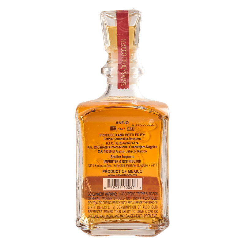 Cava De Oro Anejo Tequila 750ml