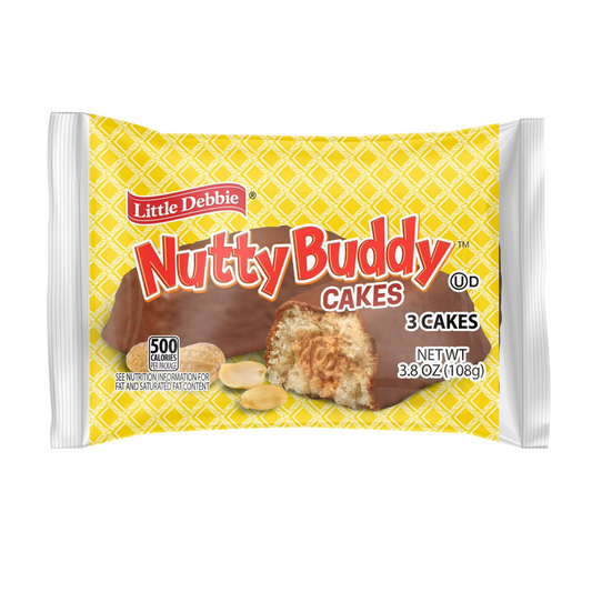 Little Debbie Nutty Buddy Cakes, 4oz