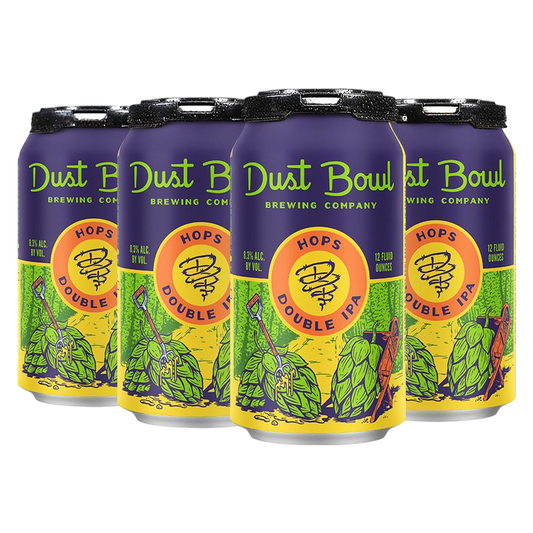 Dust Bowl Brewing Co. Hops Double IPA 6pk 12oz Cans