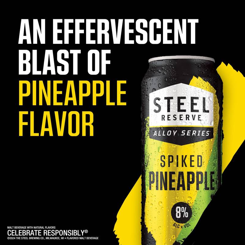 Steel Reserve Pineapple Single 24oz Can