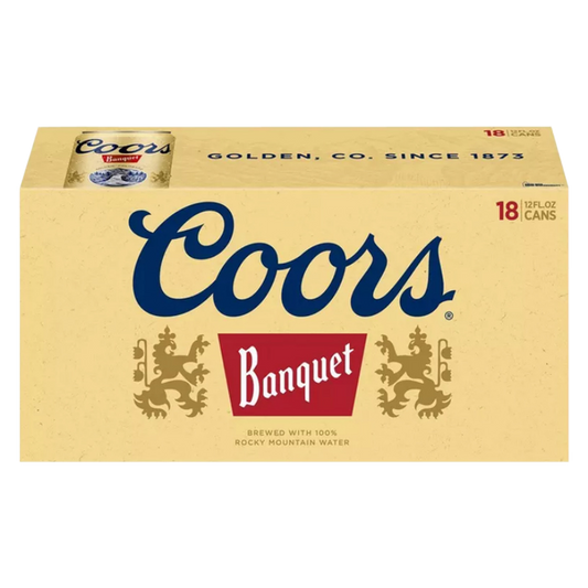 Coors Banquet 18pk 12oz Can 5.0% ABV
