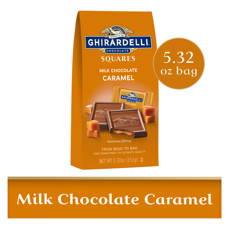 Ghirardelli Milk Chocolate Caramel Squares 5.32oz
