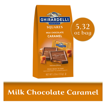 Ghirardelli Milk Chocolate Caramel Squares 5.32oz