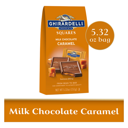Ghirardelli Milk Chocolate Caramel Squares 5.32oz