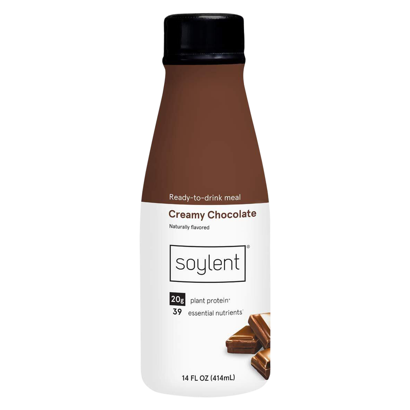 Soylent Creamy Chocolate Complete Nutrition Protein Meal Replacement Shake 14oz Btl
