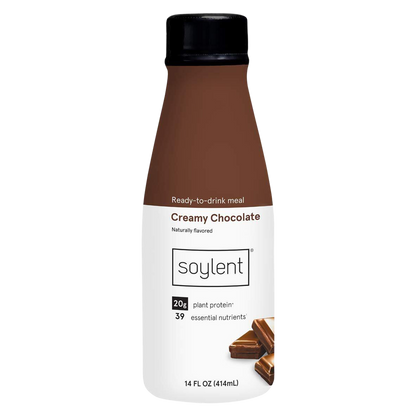 Soylent Creamy Chocolate Complete Nutrition Protein Meal Replacement Shake 14oz Btl