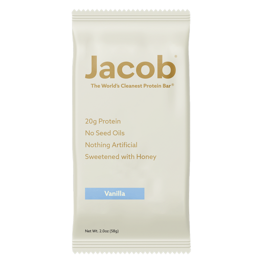 Jacob Vanilla Chip Protein Bar, 2 oz