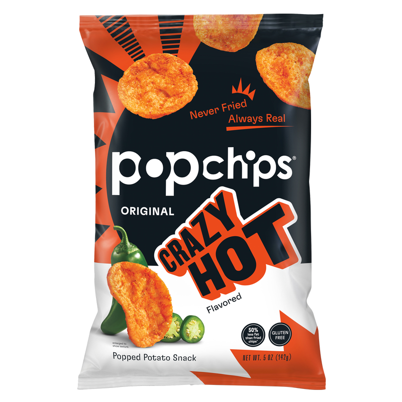 Popchips Crazy Hot Potato Chips 5oz