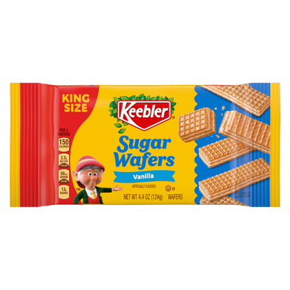 Keebler Vanilla Sugar Wafers, King Size,  4.4 oz