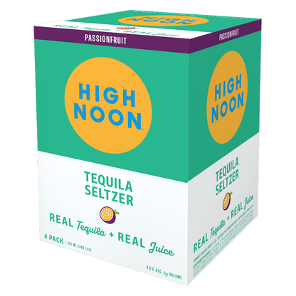 High Noon Passionfruit Tequila Seltzer 4pk