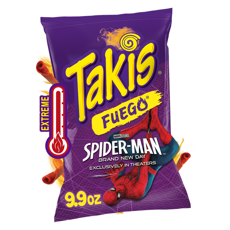 Takis Fuego Spicy Rolled Tortilla Chips, 9.9oz