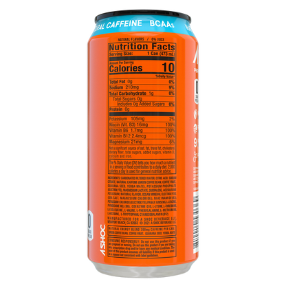 ASHOC Orange Freeze 16oz