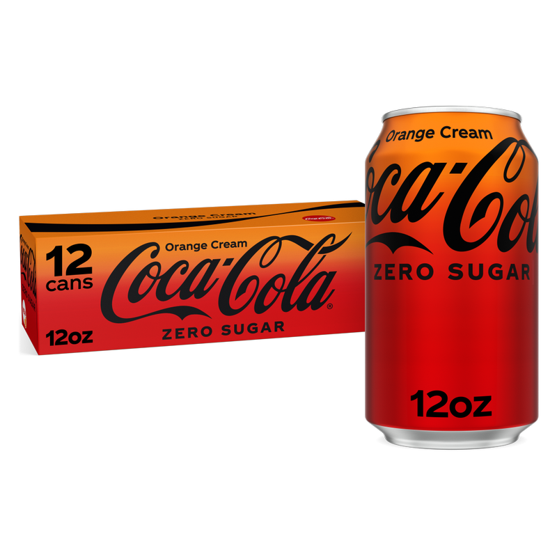 Coca-Cola Orange Cream Zero Sugar 12pk 12oz Can
