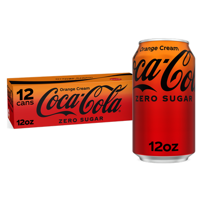 Coca-Cola Orange Cream Zero Sugar 12pk 12oz Can