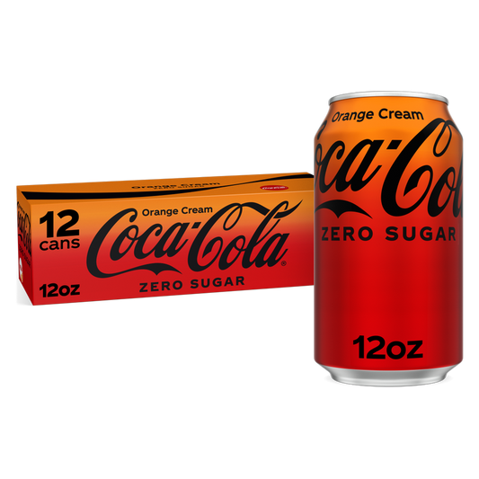 Coca-Cola Orange Cream Zero Sugar 12pk 12oz Can