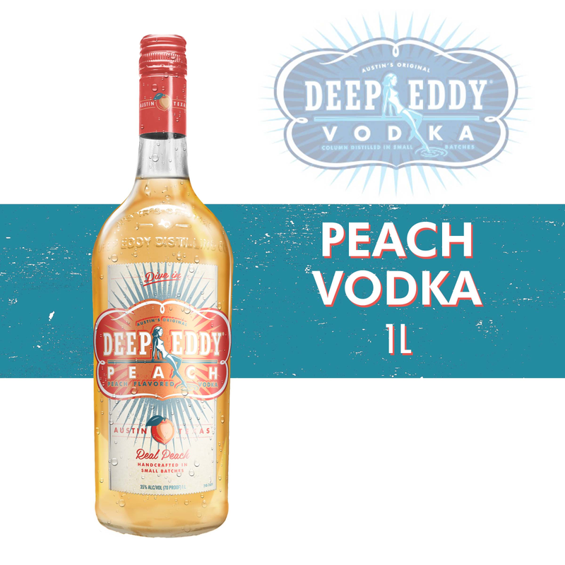 Deep Eddy Peach Vodka 1L (70 Proof)