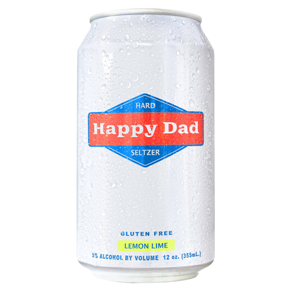 Happy Dad Hard Seltzer Lemon Lime 12pk 12oz Can 5.0% ABV