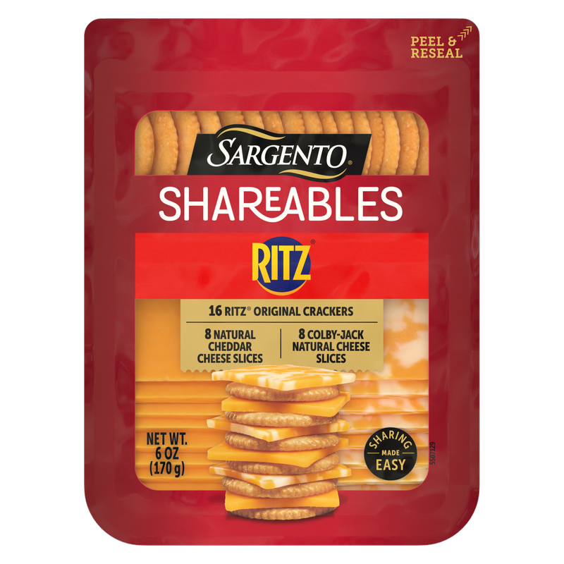 Sargento Shareables with Cheddar, Colby Jack and Ritz